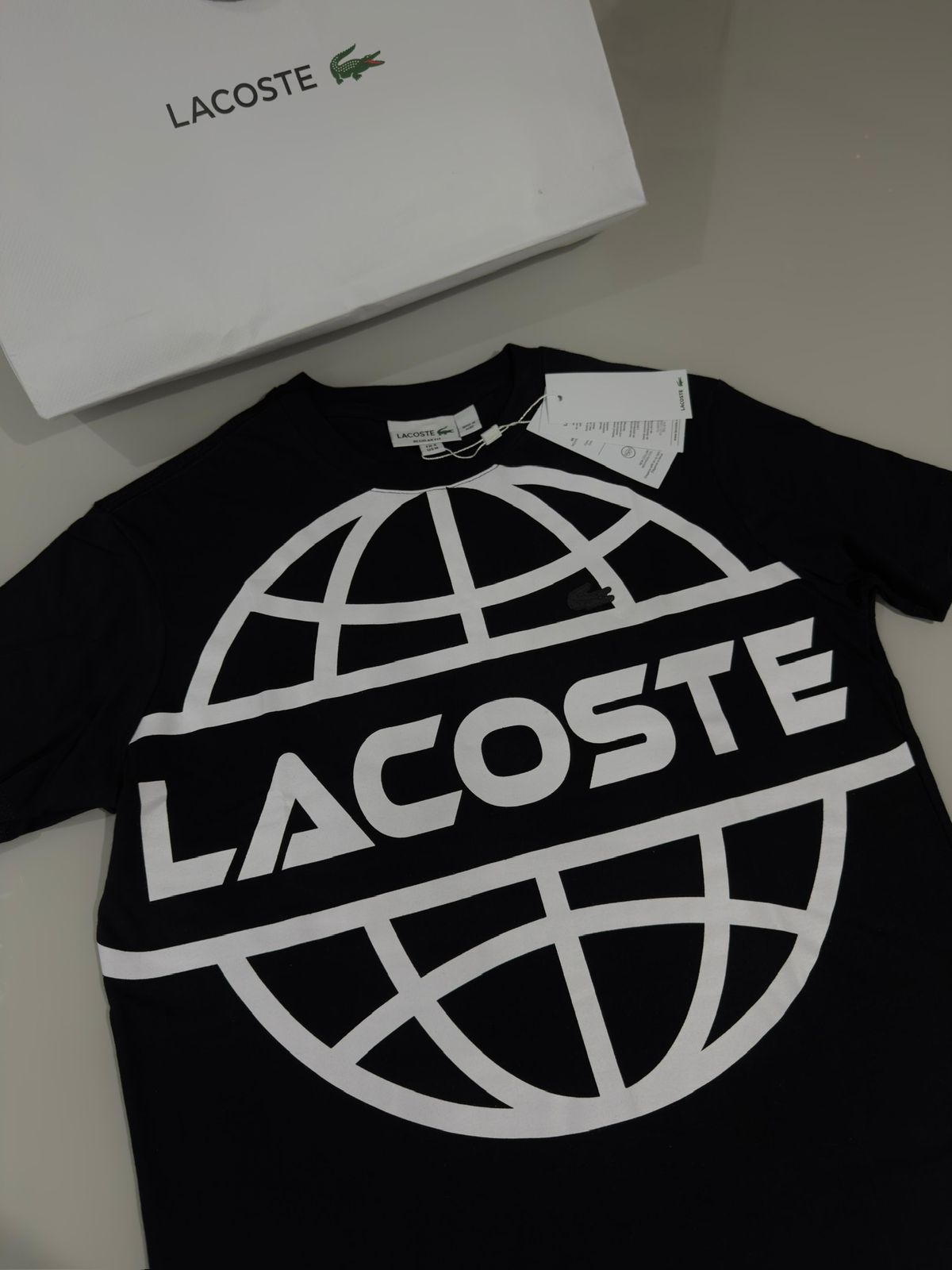 Camiseta Lacoste Preta M